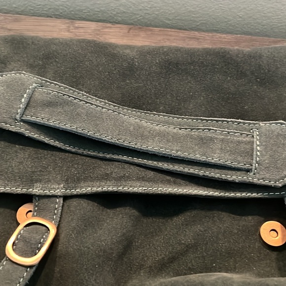 Free people gently used olive green large bag - Picture 2 of 11